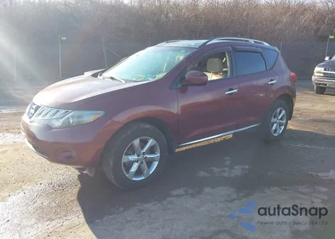 2009 Nissan Murano Sl z USA, uszkodzony, nr VIN JN8AZ18W79W214006
